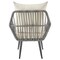 Manhattan Comfort Cannes Rope Wicker 3-Piece Patio Conversation Set with Cushions in Cream OD-CV012-CR - alternate 4